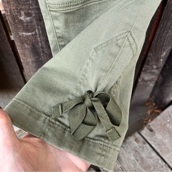 G-Star Raw Wm’s Blossite High Straight Cargo Ankle Pants In Sage Sz W29 L32 - Picture 7 of 16
